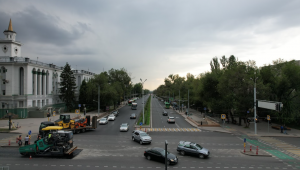 Ремонт проспекта Абая в Алматы завершен раньше срока