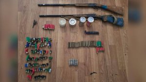 Оружие и боеприпасы незаконно хранил житель Актюбинской области