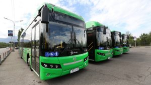 В Алматы обновлено более 100 автобуса на пяти маршрутах