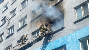 Пожар произошел в жилом доме Усть-Каменогорска