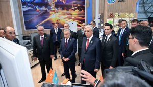 Президент посетил выставку «ЭКСПО Центральная Азия-2023»