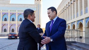 Главы правительств Казахстана и Кыргызстана встретились в Таразе