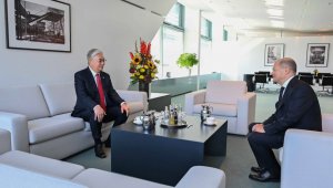 Какие вопросы обсудили президент Казахстана и канцлер Германии