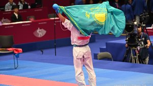 Девятую золотую медаль Азиады принес Казахстану каратист Кайсар Алпысбай