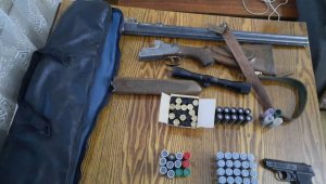 Полиция Алматы проверяет владельцев оружия