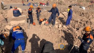 Тело мальчика извлекли из руин казахстанские спасатели в Афганистане