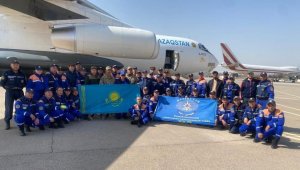 Казахстанские спасатели вернулись из Афганистана