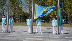 Флаг Казахстана подняли паралимпийцы в Ханчжоу
