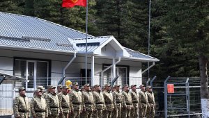 В Кыргызстане на границе с Казахстаном открыли новый пограничный КПП