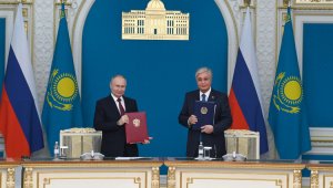 Токаев и Путин выступили с совместным заявлением