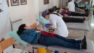 26 литров крови для больных детишек сдали студенты в Алматы