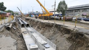 Строительство 15 км сетей водоснабжения завершат до конца года в Жетысуском районе