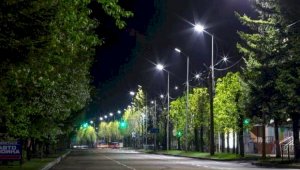 Более двух тысяч светильников установили в Алмалинском районе