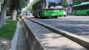 В центре Алматы начато обустройство технических тротуаров