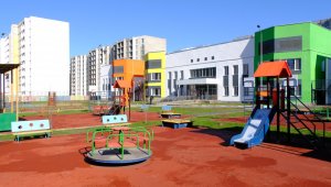 Новый детсад в микрорайоне Шұғыла Алматы введут в эксплуатацию до конца года