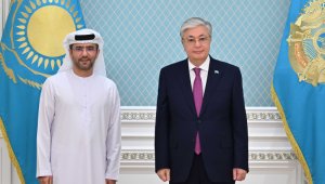 Развитие Транскаспийского коридора обсудил Токаев с руководством Abu Dhabi Ports Group