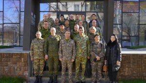 В Алматы военные дипломаты встретились с миротворцами