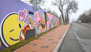 На заброшенном участке в Алматы впервые появилась стрит-арт галерея под открытым небом