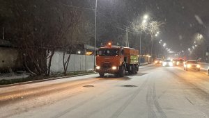 Уборка снега в Алматы: задействовано 365 единиц спецтехники и 346 дорожных рабочих