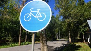 На дорогах Алматы в 2023 году установлено и заменено свыше 3,9 тысячи дорожных знаков
