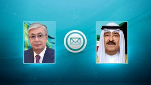 Токаев поздравил шейха Мишааля аль-Ахмада аль-Джабера ас-Сабаха с назначением на должность Эмира Кувейта