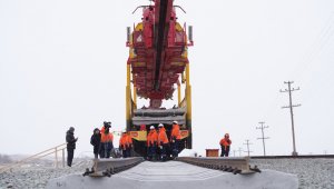 Казахстан начал строить новую железную дорогу в Китай
