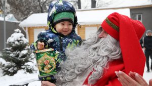 Резиденция главного новогоднего волшебника теперь есть и в Алматы