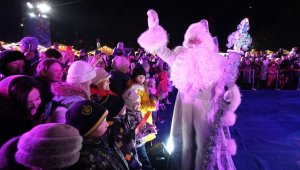 В Алматы стартовал зимний новогодний фестиваль