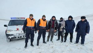 163 взрослых и 27 детей спасены из снежных заносов в Карагандинской области