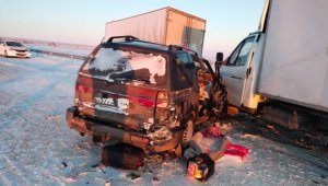 Семья погибла на трассе в Актюбинской области