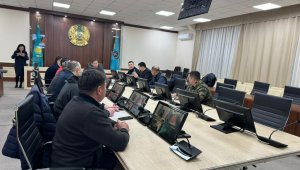 Ерболат Досаев проводит экстренное совещание оперативного штаба