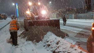 В Алматы выпало 10 см снега