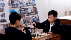 В Алматы прошел турнир по шахматам среди детей военнослужащих