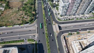 Ремонт дорог, автобусы, освещение: как развивается дорожно-транспортная инфраструктура в Медеуском районе