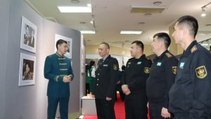 Выставка военного музея Вооруженных сил проходит в Шымкенте