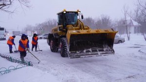 Более 40 тыс. кубометров снега вывезли из Астаны за ночь