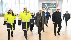 Ерболат Досаев ознакомился с ходом строительных работ в Международном аэропорту Алматы