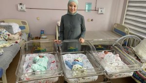 Первая тройня в этом году родилась в Алматы