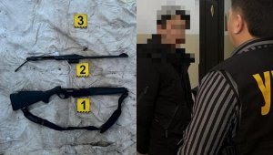 Украденное во время Кантара оружие изъяли у жителя Алматинской области