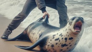 Вандалы оторвали ласты «тюленю» в Актау