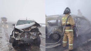 Восемь человек погибли в ДТП на трассе Актобе – Астрахань