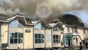 Пожар произошел в одной из клиник Алматы