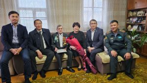 Вековой юбилей отмечает ветеран войны Василий Зинченко в Алматы
