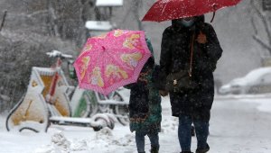 Снег ожидается в двух областях Казахстана 31 марта