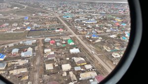 Большая вода идет из России в Западный Казахстан