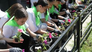 Алматинские школьники приняли участие в акции патрули чистоты «Мы за чистый город»