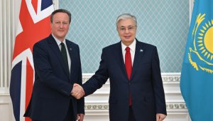 Токаев принял министра иностранных дел Великобритании Дэвида Кэмерона