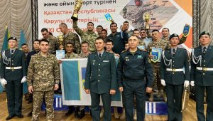 В Алматы прошли состязания по многоборью военно-спортивного комплекса