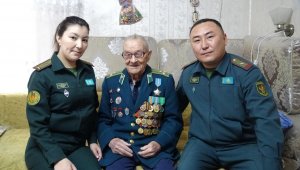 101-й день рождения отметил ветеран войны в Алматы