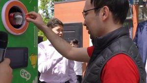 В Алматы появился уникальный фандомат казахстанского производства